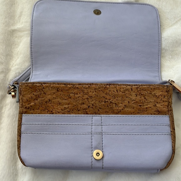 Pixie Mood sparkly cork vegan leather clutch - Picture 3 of 4
